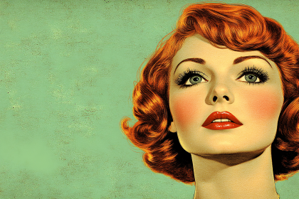 Retro Glamour Portrait