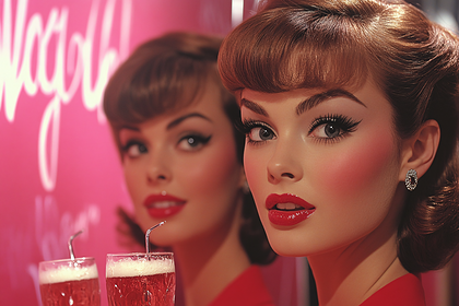 Retro Glamour With Cocktails