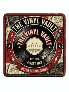 vinyl record logo