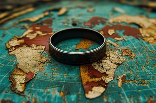 Ring On World Map