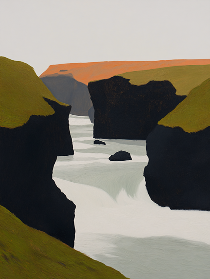 River Gorge Landscape