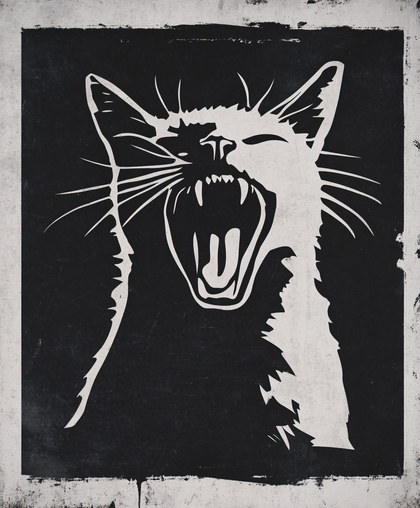 Roaring Cat Illustration