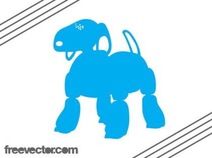 Robot Dog Free Vector