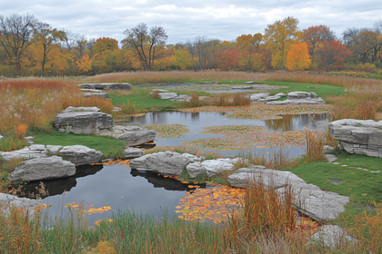 Rock Pond Autumn