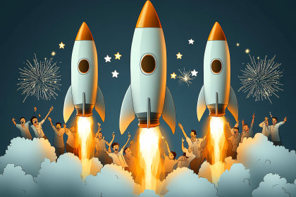Rocket Launch Celebration