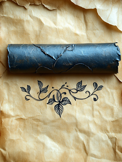 Rolled Scroll On Parchment