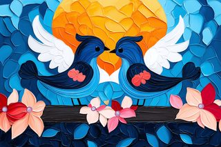 romantic-blue-birds