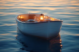 Romantic Boat Dinner