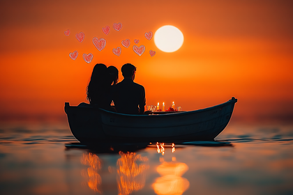 Romantic Sunset Boat Date