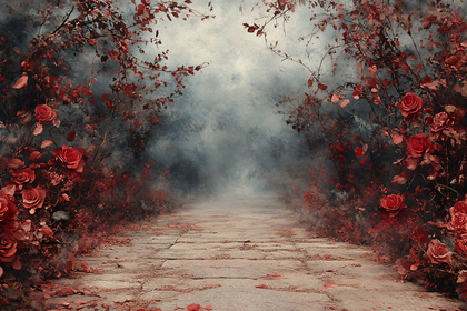 Rose-Lined Path