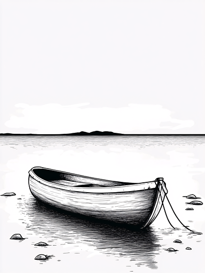 Rowboat At Shore