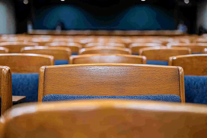 Rows Of Empty Auditorium Seats