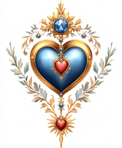 Royal Heart Embellishment