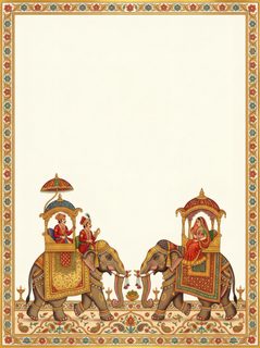 indian wedding elephant frame
