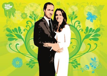 Royal Wedding Free Vector