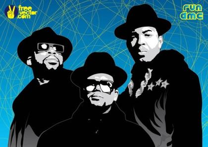 Run DMC Free Vector
