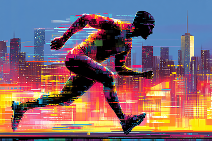 Runner In Glitch City