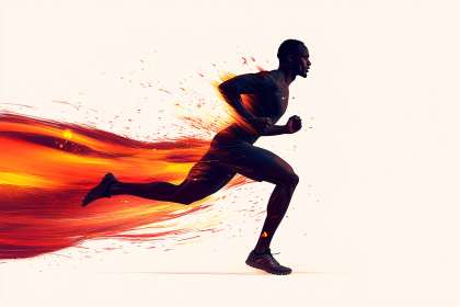 Runner On Fire