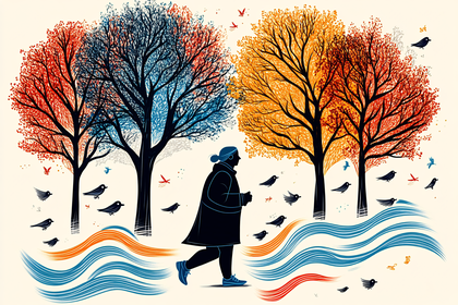 Running in Autumn