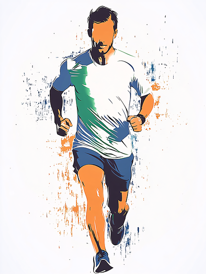 Running Man Silhouette