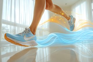 Running Shoes in Motion