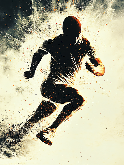 Running Silhouette