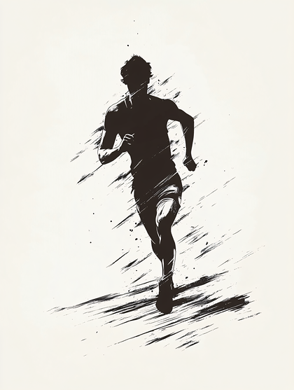 Running Silhouette