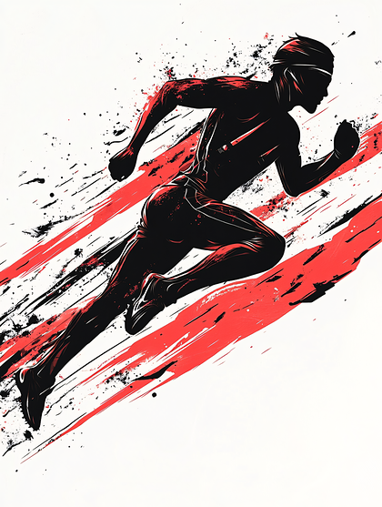 Running Silhouette