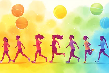 Running Silhouettes