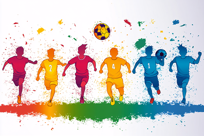 Running Soccer Players