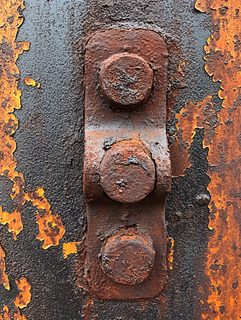 Rusted Bolts Detail