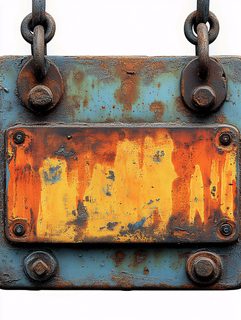 Rusted Metal Plate