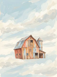 floating rustic barn