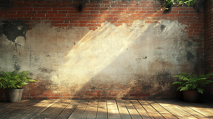 Rustic Courtyard Interior