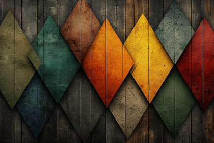 Rustic Diamond Wood Pattern