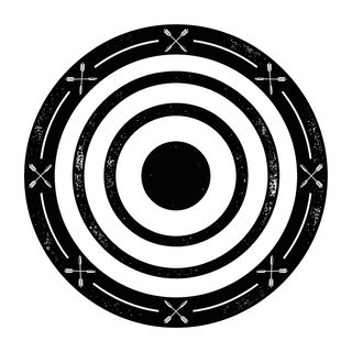 distressed target icon