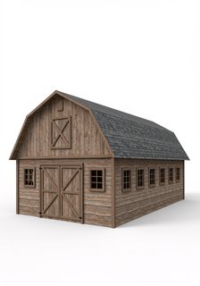 wooden-barn-model