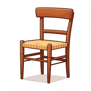 wooden rustic chair