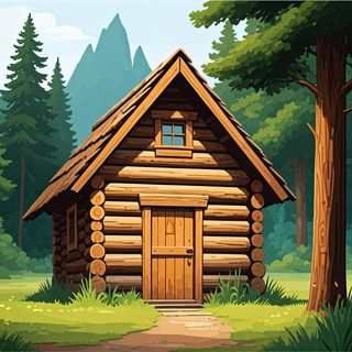 log-cabin-forest