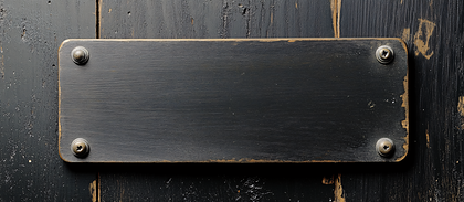 Rustic Wooden Plank Sign