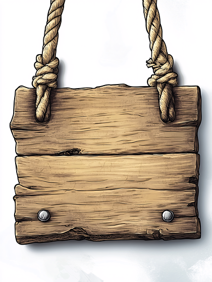 Rustic Wooden Sign