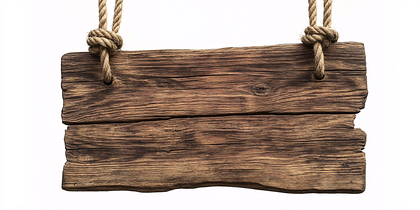 Rustic Wooden Sign