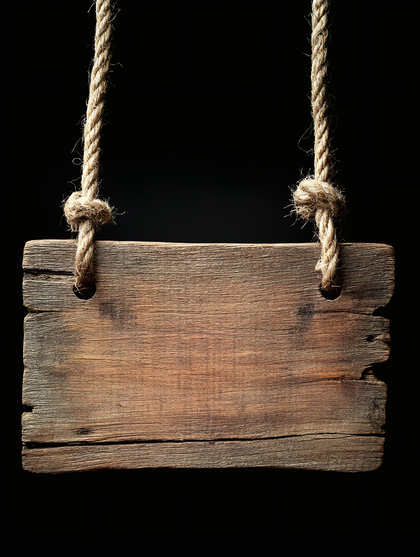 Rustic Wooden Sign