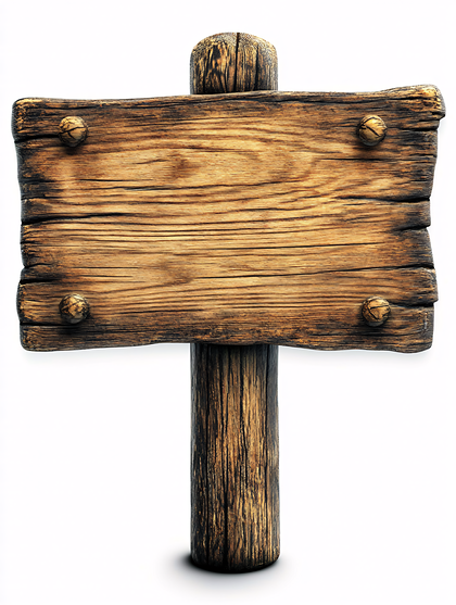 Rustic Wooden Sign