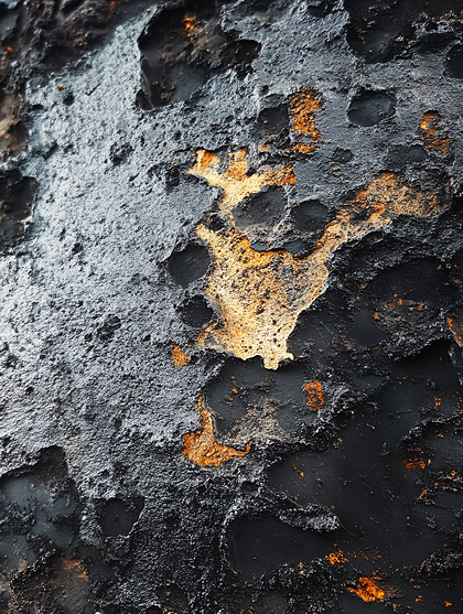 Abstract Rusting Metal Surface Texture