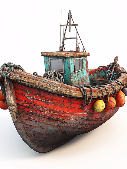 Rusty Fishing Boat