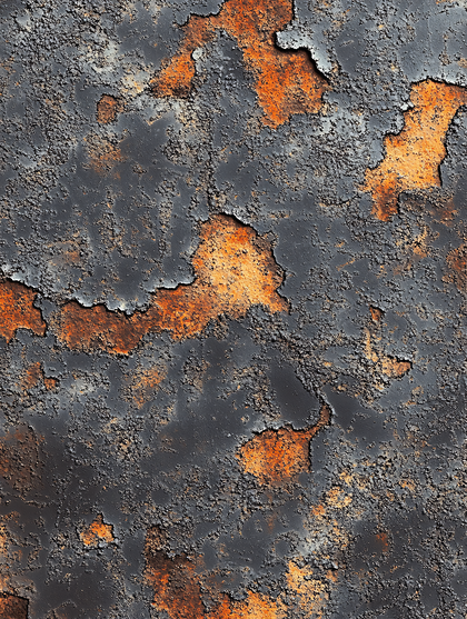 Rusty Metal Corrugated Texture Background