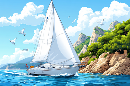 Sailing on a Sunny Day