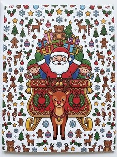 santa sleigh pattern