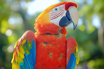 Scarlet Macaw Portrait